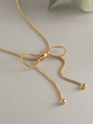 スネークリボンネックレス