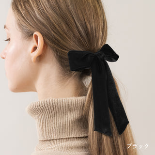 ベロア リボン シュシュ ベロアシュシュ リボンシュシュ ヘアアクセ ヘアタイ ヘアゴム 髪留め 髪飾り 大きめ レディース かわいい 人気 まとめ髪 ポニーテール 人気 簡単 ヘアアレンジ 結ぶ ゴム トレンド ベルベット 6