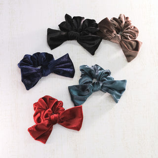 5色のリボンベロアシュシュ 2