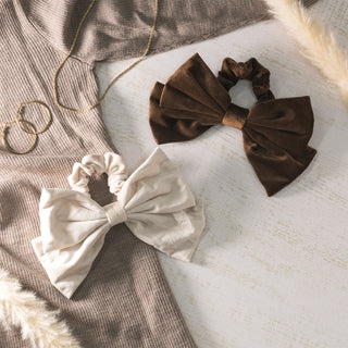 ビッグリボンベロアシュシュ