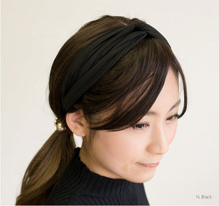 クロスタイプ ヘアバンド スウェード風 3