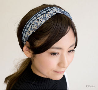 クロスタイプ ヘアバンド スウェード風 4