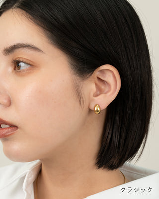 Mini earrings with nuance motif, surgical stainless steel 