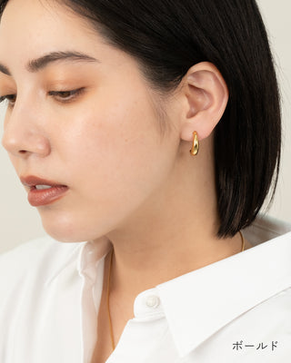 Mini earrings with nuance motif, surgical stainless steel 
