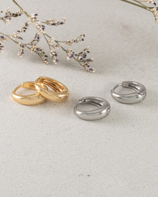 キャッチレス フープピアス サージカルステンレス 2