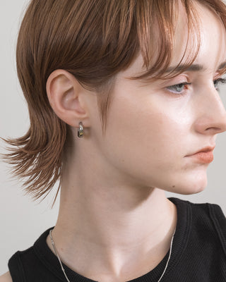 キャッチレス フープピアス サージカルステンレス