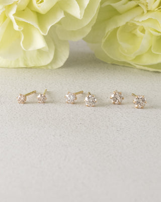 ダイヤモンド ピアス 0.1カラット K18